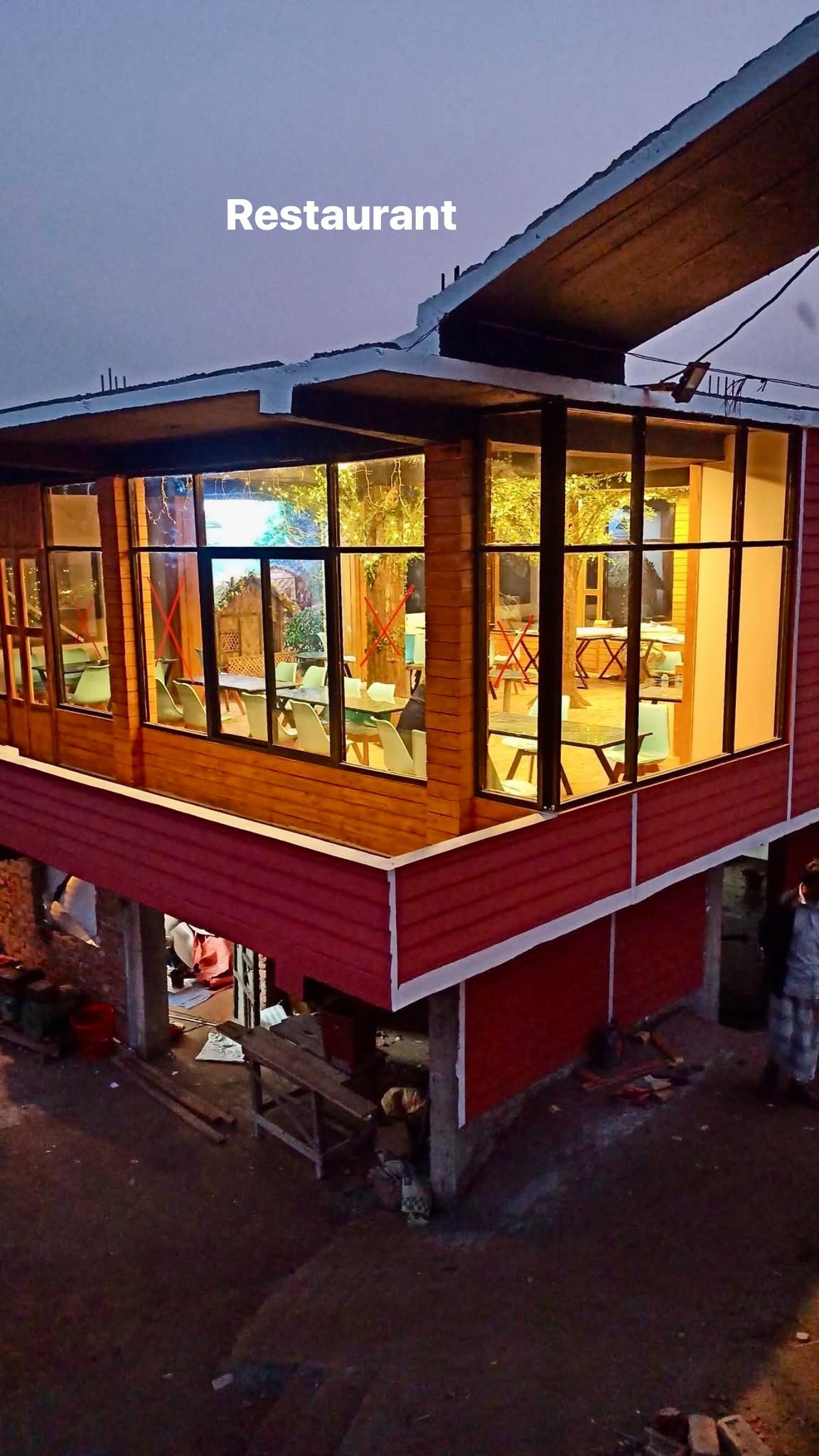 The Hill Kitchen after dark